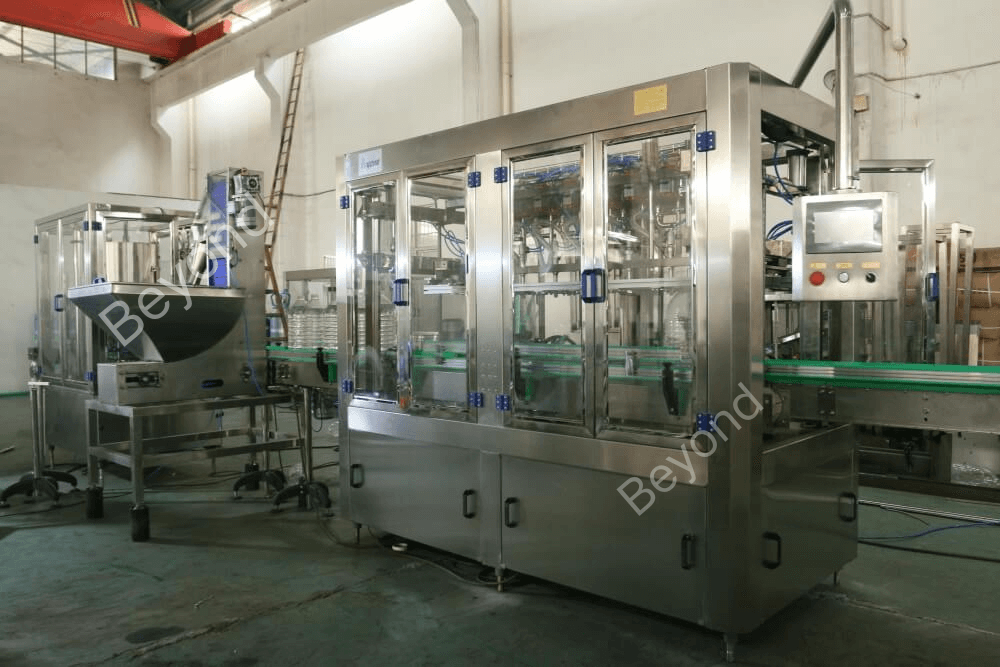 Plastic Bottle oil Filling Line Installed in Lebanon