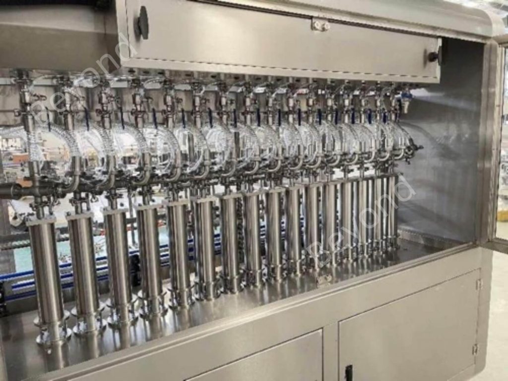 linear filling machine for dish detergent