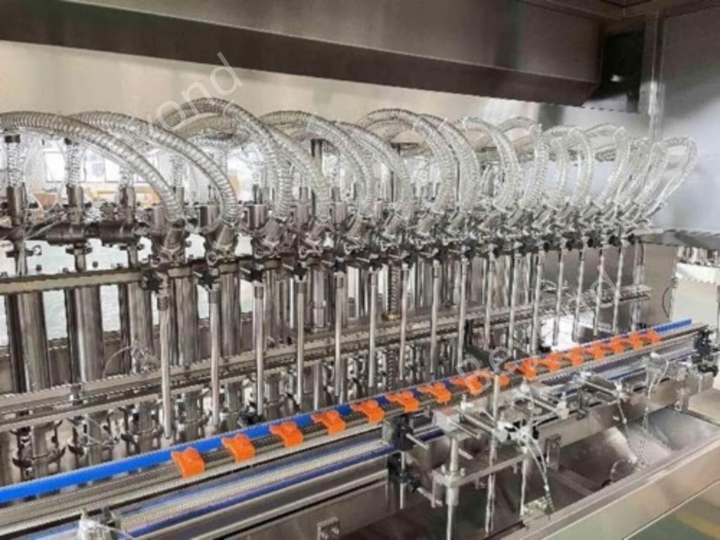 linear filling machine for dish detergent