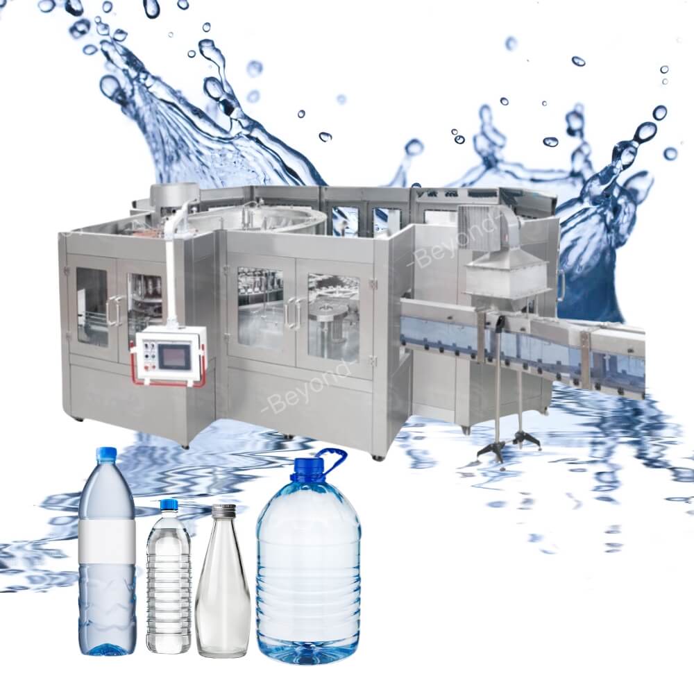 how to maintain bottled water production line