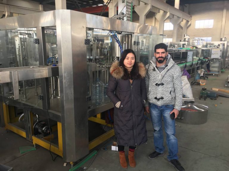 Cyprus customer with Beyond’s water filling machine