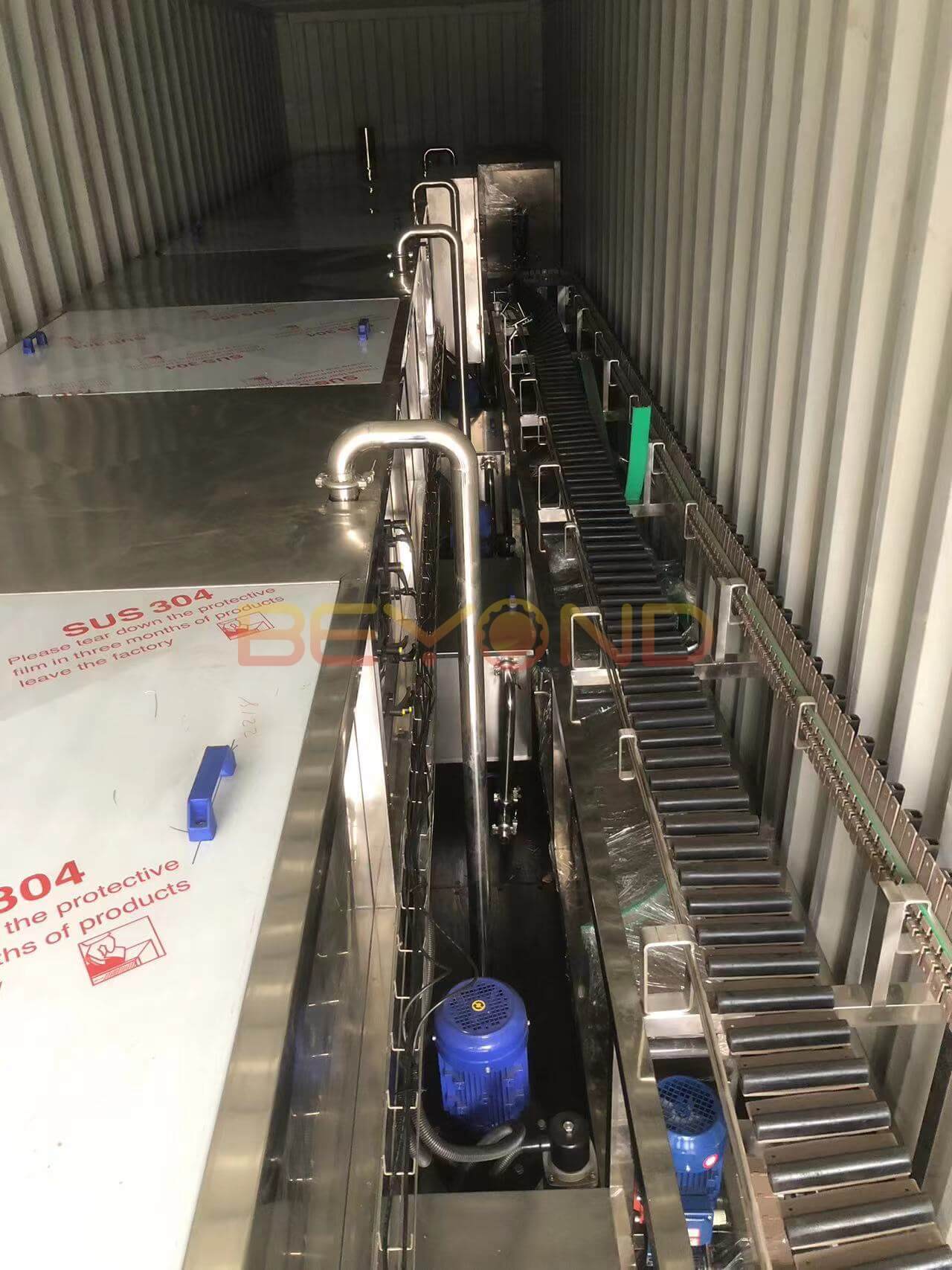 customer side heating tunnel for food processing