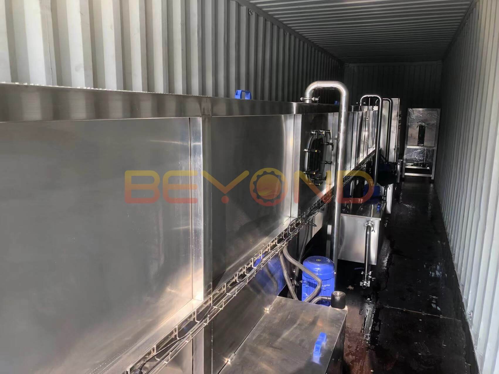 warming tunnel system for beverage production